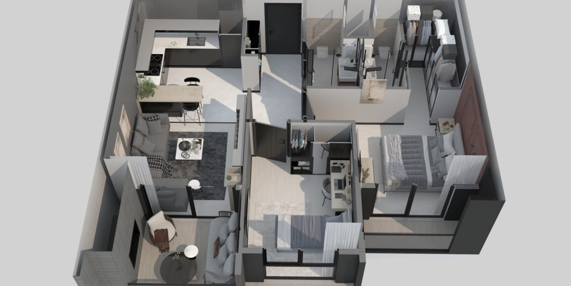 2+1 kat planı - Kopya